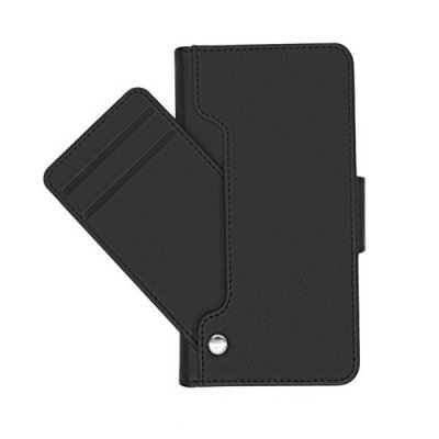 iPhone XS Max Plånboksfodral med Extra Kortfack - Svart