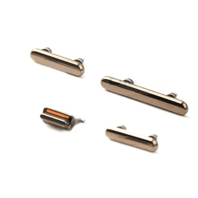 iPhone XS Max Knappar (Ström Volym Mute) Guld