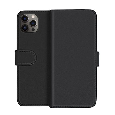 RV iPhone 12 Pro Max Plånboksfodral med Magnet och Avtagbart skal - Svart