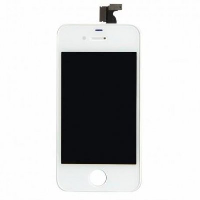 iPhone 4S Display Glas med LCD - Vit