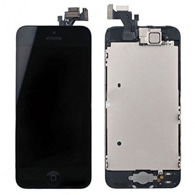 iPhone 5 komplett Skärm LCD Display Glas med smådelar - Svart