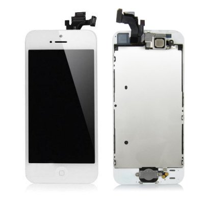 iPhone 5 komplett Skärm LCD Display med smådelar - Vit