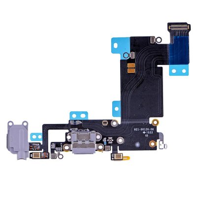 iPhone 6S Plus Laddkontakt och Hörlursuttag - Mörkgrå
