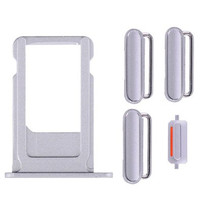 iPhone 6S Plus Simkortshållare, Sidoknappar - Silver