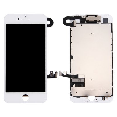 iPhone 7 Plus komplett Skärm LCD Display Glas med smådelar - Vit