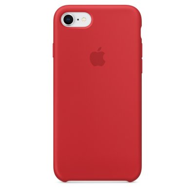 Apple Silikonskal till iPhone 8 / 7 - Röd, bild 2