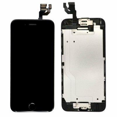 iPhone 6 Komplett Skärm LCD Display Glas med smådelar - Svart