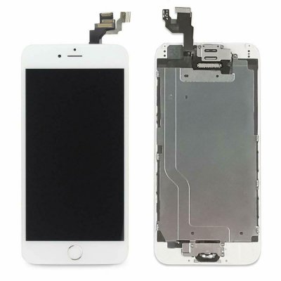 iPhone 6 komplett Skärm LCD Display Glas med smådelar - Vit