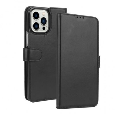 Krusell iPhone 13 Pro Plånboksfodral i Veganläder - Svart