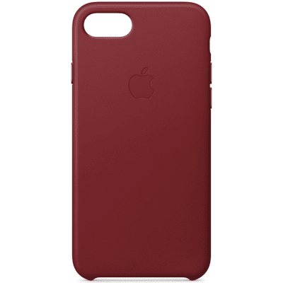 Apple iPhone 7 / 8 / SE 2 Läderskal Original - Röd, bild 2