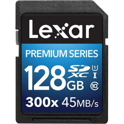 Lexar Premium 300x SDXC Minneskort 128GB