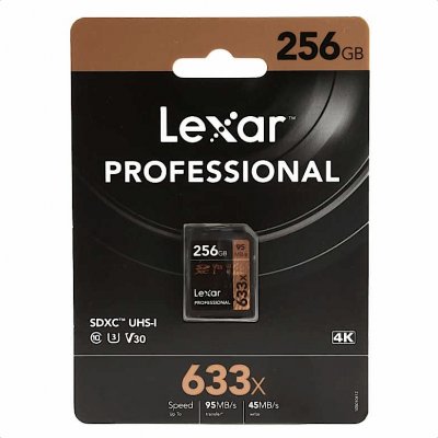 Lexar Professional 256GB SDXC Class 10 UHS-I 633x, bild 2
