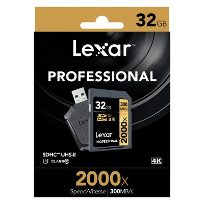 Lexar Professional 32GB SDHC Class 10 UHS-II U3 2000x, bild 2