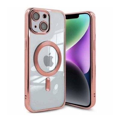 Luxury Mobilskal med Magsafe iPhone 14 - Rosa
