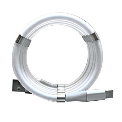 Smidig Magnetisk Lightning till USB Datakabel - 1 meter