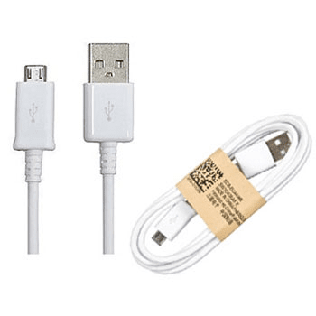 Micro USB Kabel - 1 Meter -  Vit