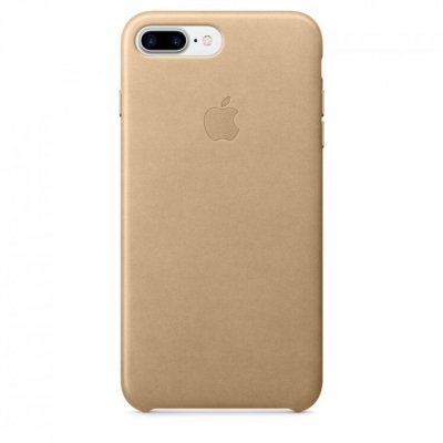 Apple Läderskal för iPhone 7 Plus / 8 Plus - Ljusbrun, bild 3
