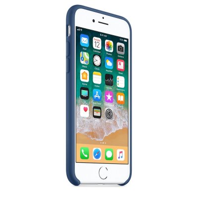 Apple iPhone 8 / 7 / SE 2 Silikonskal Original - Cobalt Blå, bild 4