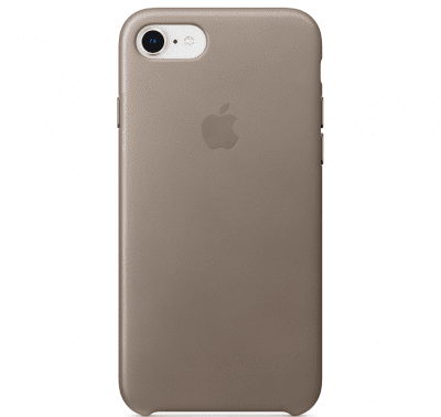 Apple iPhone 8 / 7 / SE 2 Läderskal Original - Taupe, bild 2