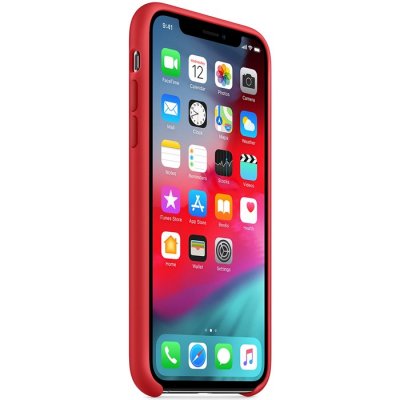 Apple iPhone XS Original Silikonskal (PRODUCT) Röd, bild 3