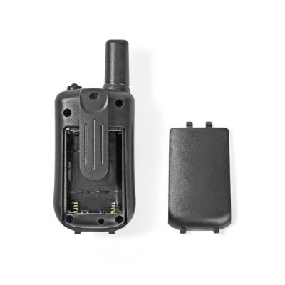 Nedis Walkie-Talkie 2 x handenheter 5km PTT/VOX 2,5h - Svart, bild 4