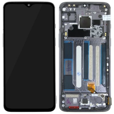 OnePlus 7 Original Skärm AMOLED Display Glas - Grå