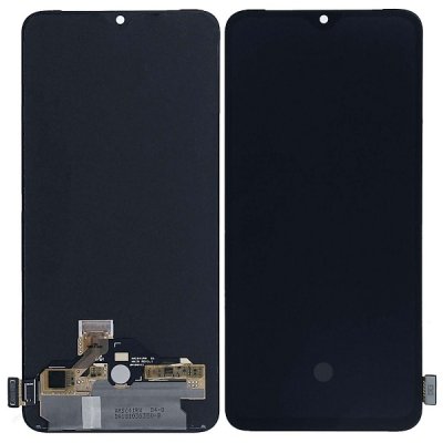 OnePlus 7 Original Skärm Optic AMOLED Display Glas - Svart