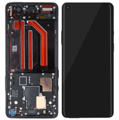OnePlus 8 Pro Original Skärm Fluid AMOLED Display - Svart