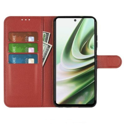 OnePlus Nord 3 5G Plånboksfodral med Stativ - Brun