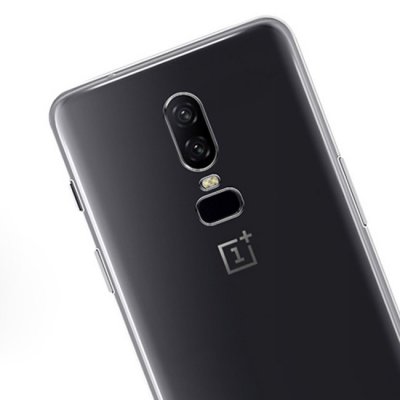 Oneplus 6 TPU-Silikonskal - Transparent, bild 2