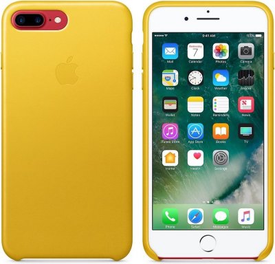 Apple iPhone 7 Plus / 8 Plus Läderskal Original - Sunflower