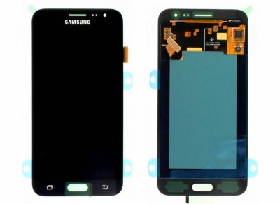 Samsung J3 2016 Komplett Skärm LCD & Touch - Original - Svart