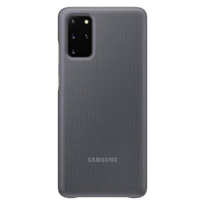 Samsung Galaxy S20 Plus Smart Clear View Fodral - Grå, bild 2
