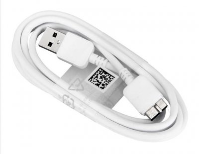 Samsung Micro USB 3.0 USB Kabel Vit, bild 2