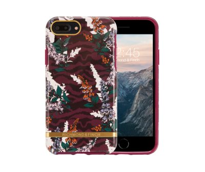 Richmond & Finch iPhone 6 Plus / 6S Plus / 7 Plus / iPhone 8 Plus Skal - Blommig Zebra