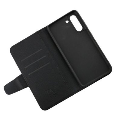 Samsung Galaxy S21 FE Plånboksfodral med Extra Kortfack - Svart, bild 4