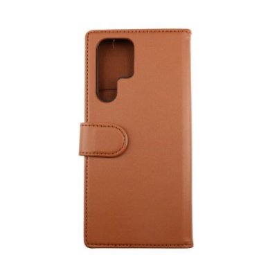 Samsung Galaxy S22 Ultra Plånboksfodral med Magnet - Brun