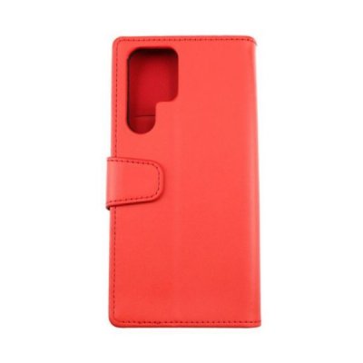 Samsung Galaxy S22 Ultra Plånboksfodral med Magnet - Röd