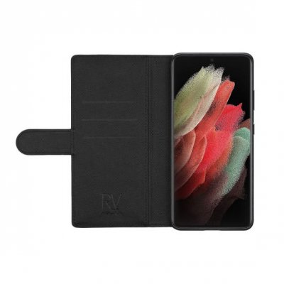 Samsung Galaxy S22 Ultra Plånboksfodral med Magnet - Svart