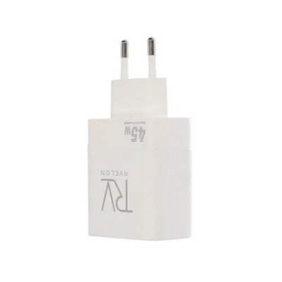 RV 45W Väggladdare med Dubbla USB-C-portar: Snabb och Kraftfull Laddning