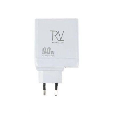 RV 90W USB-C x2 + USB-A Väggladdare