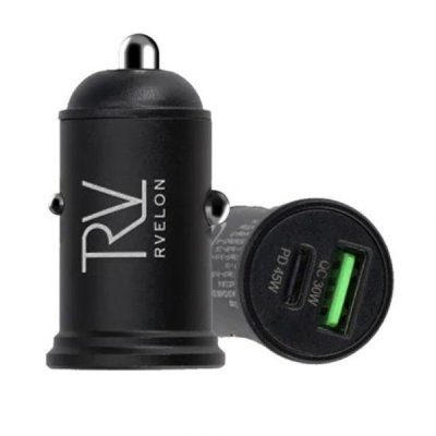 RV Billaddare 45W USB-C PD3.0 + USB-A QC3.0