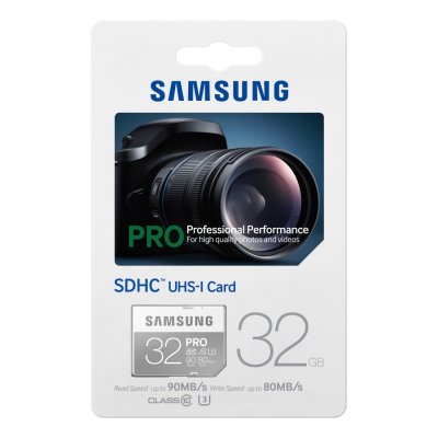 Samsung Pro 32GB SDHC UHS-1 Minneskort 90 MB/s, bild 2