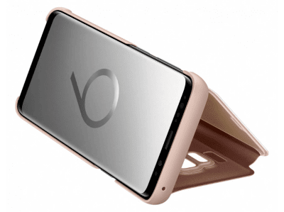 Samsung Galaxy S9 Clear View fodral - Guld, bild 5