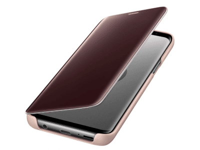Samsung Galaxy S9 Clear View fodral - Guld, bild 2