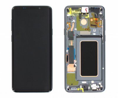 Samsung Galaxy S9 Plus Skärm Display Original - Grå