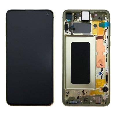 Samsung Galaxy S10e Original Skärm AMOLED Display - Gul