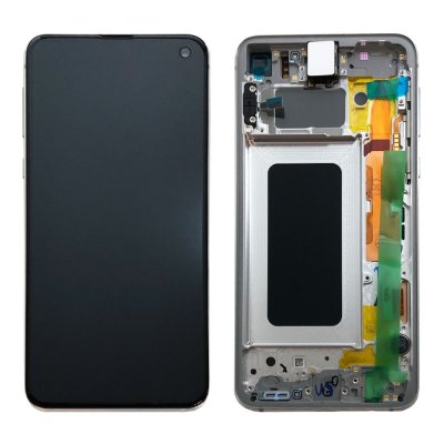 Samsung Galaxy S10e Skärm AMOLED Display original - Vit