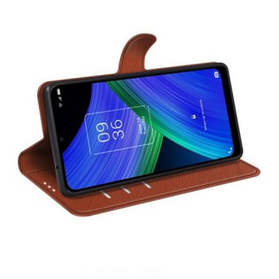 Samsung Galaxy A23 5G Plånboksfodral med Stativ - Brun, bild 3