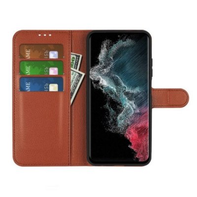 Samsung Galaxy A34 Plånboksfodral med Stativ - Brun, bild 2